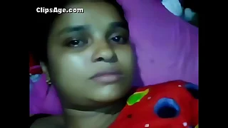 Young desi couple from local shire having it away elbow dwelling-place