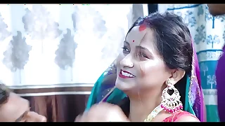 Real Sex - Indian Bhabhi Soft Gentle Sex Forth Husband On every side Sari - Hindi Audio