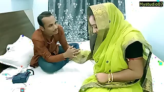 Indian hot wife need money for husband treatment&excl; Hindi Inferior coition